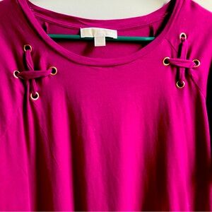 Michael Kors maroon shirt XL